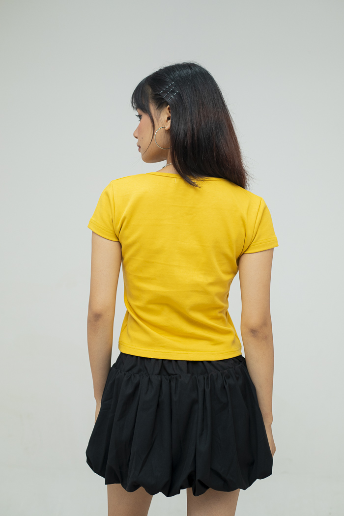 Meow-zing Yellow Top